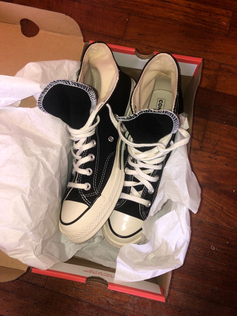 black high top converse poshmark