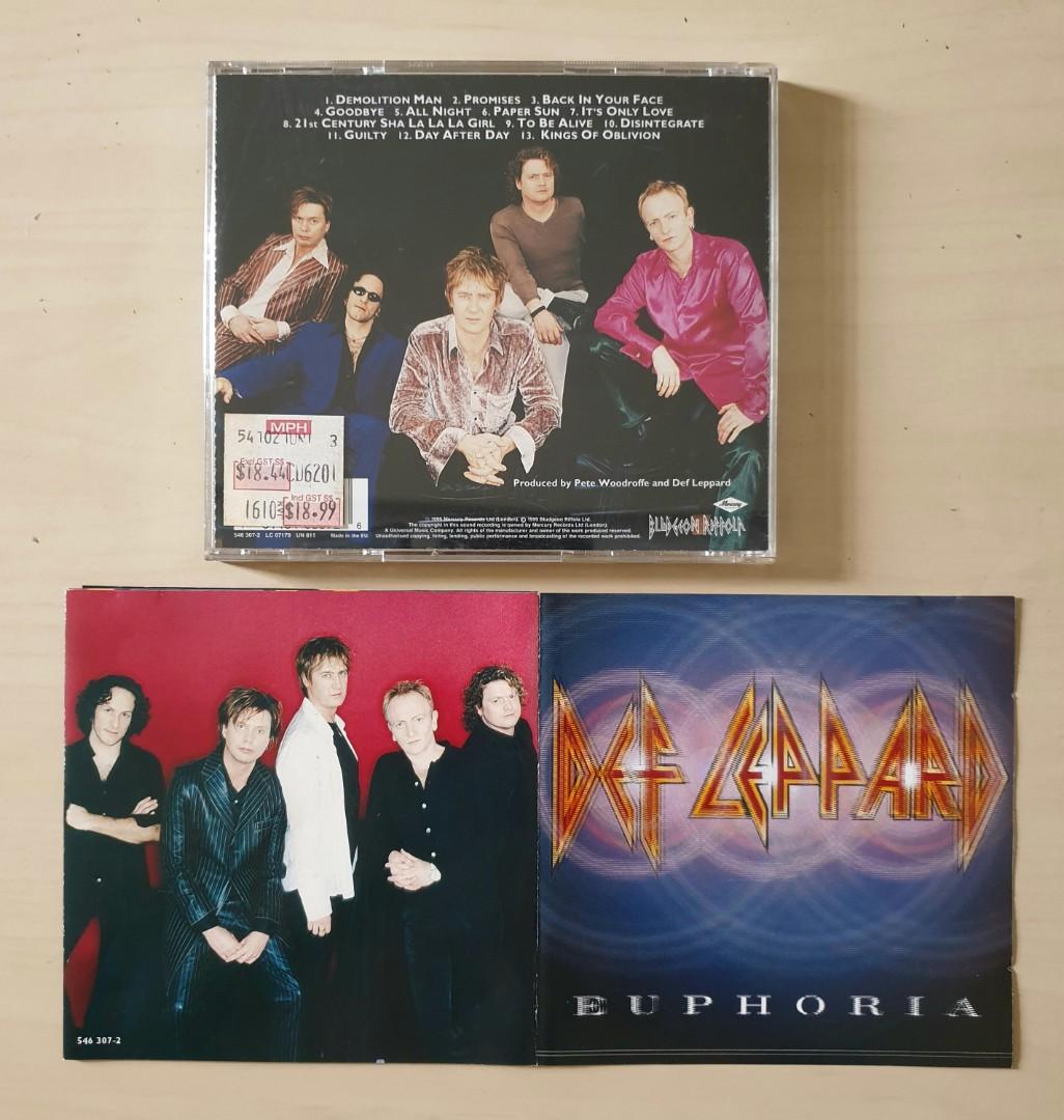 Creedence Clearwater Revival,Led Zeppelin IV, Def LeppardEuphoria