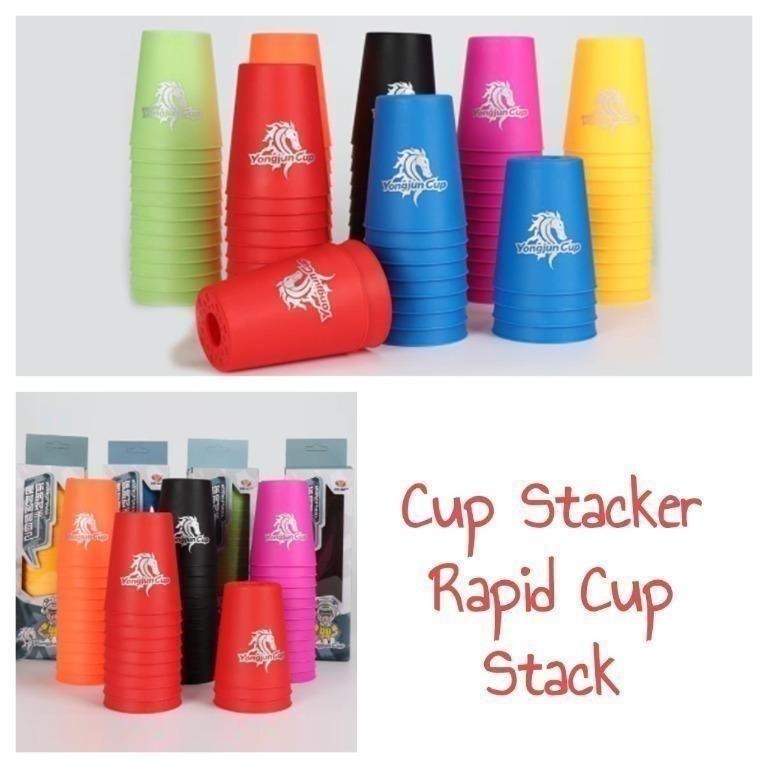 Cup Stacker Rapid Cup Stack, Hobbies & Toys, Toys & Games on Carousell