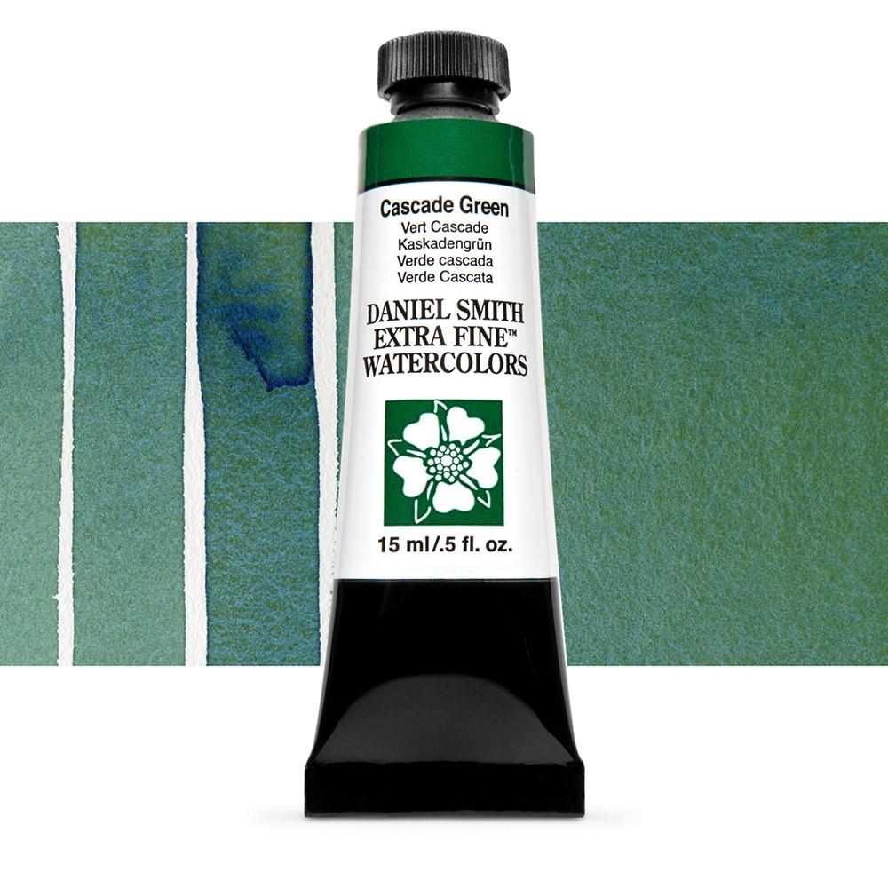 Daniel Smith Watercolor 15ml/HP: Cascade Green (Category: Art & Prints) located in Pasay City. Submitted by Jerichoquiambao21 (Listing ID 1142906753, Image 1). Description: Daniel Smith Extra Fine Watercolor poured in 2.5ml Half Pan PRICE Half Pan (2.5ml): 150 Tube(15ml): 750 Note: Daniel Smith Extra Fine Watercolors in halfpans, manually poured. In each pan, approximately 2.5ml of paint is poured in multiple pourings. After it has dried, the pan