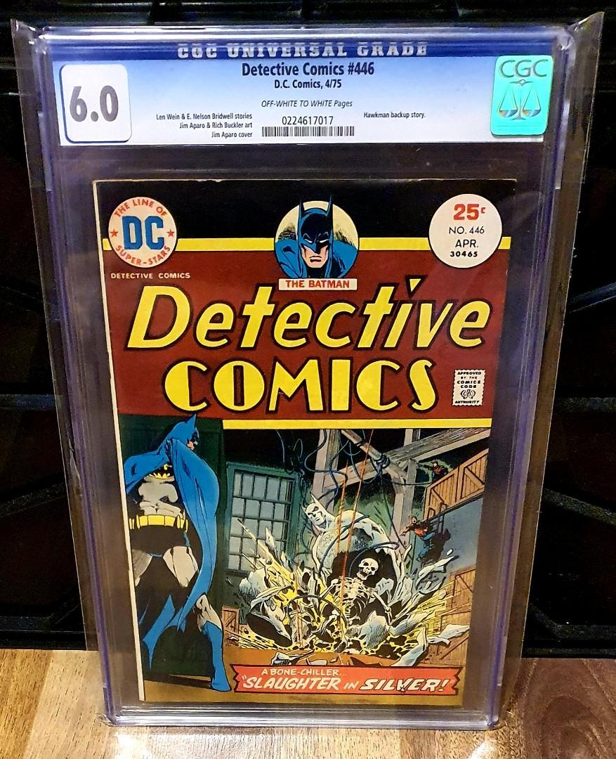 DC COMICS Batman Detective Comics #446 April 1975 CGC  Jim Aparo Len  Wein, Hobbies & Toys, Books & Magazines, Comics & Manga on Carousell