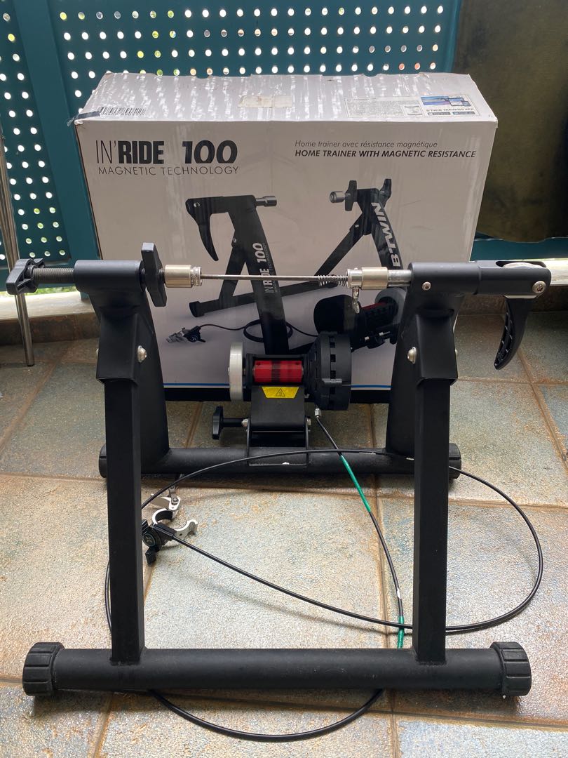 Decathlon btwin inride 100 cycling trainer sales