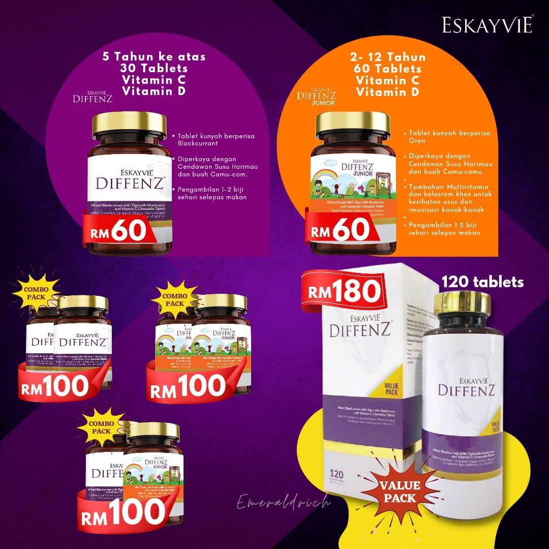 Diffenz Eskayvie (Category: Hands & Nails) located in Melaka Tengah. Submitted by mama1986 (Listing ID 1142923060, Image 1). Description: Assalamualaikum dan salm sejhtera... Yang mna mncari diffenz or product eskayvie, bolehlah roger sy..byk manfaatnya..beli combo lbih jimat..nk jd ahli pon boleh dgn hnya rm65.40,dpt diffenz sebotol..jommm #kitaikhtiar.