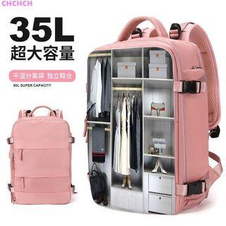 Double shoulder bag  new high-capacity travel luggage schoolbag female colle