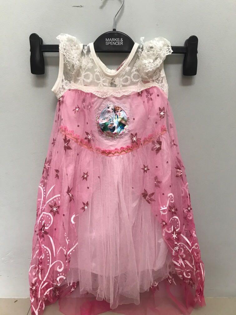 Dress frozen cheap anak