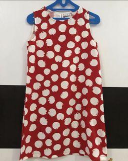 Dress polka red