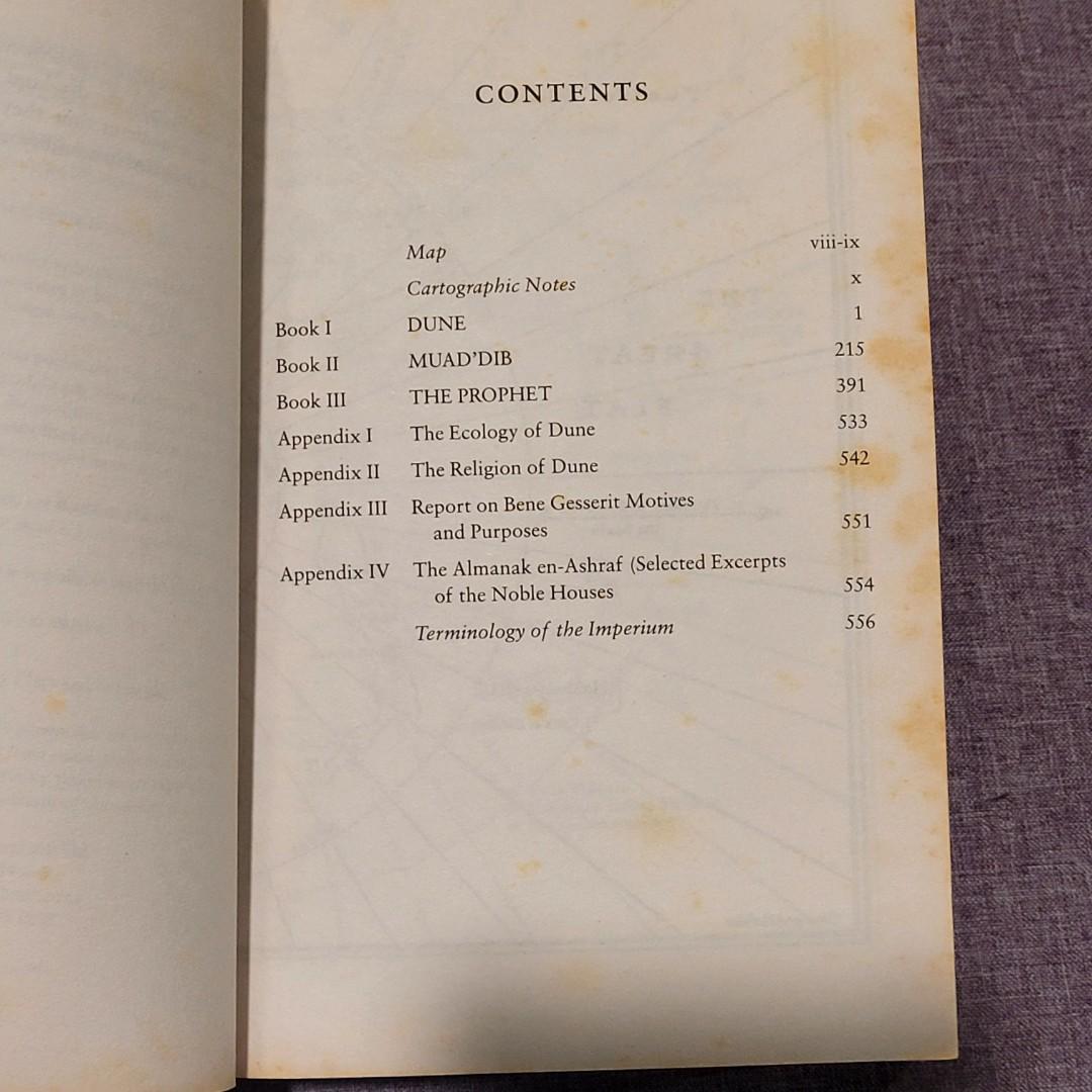 Dune book by Frank Herbert 50th Anniversary Edition, Hobbies & Toys, Books & Magazines