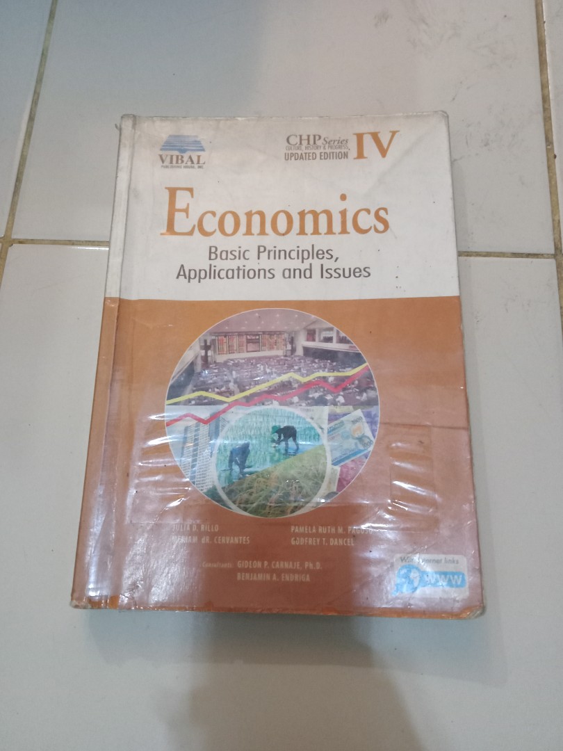 Economics IV Basic Principles, Applications and Issues *B8, Hobbies