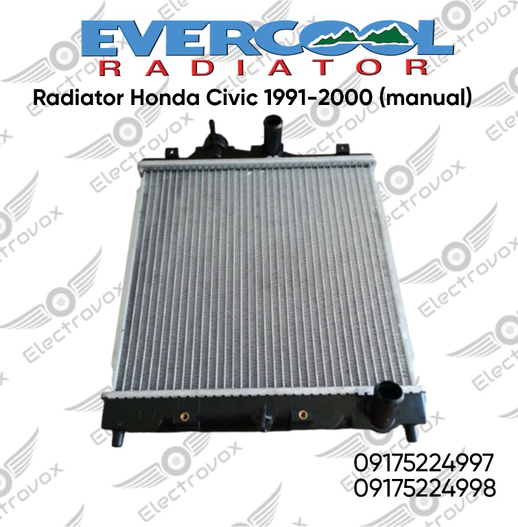 Electrovox Evercool Radiator Honda Civic 1991-2000 (ESI, LXI, VTI ...