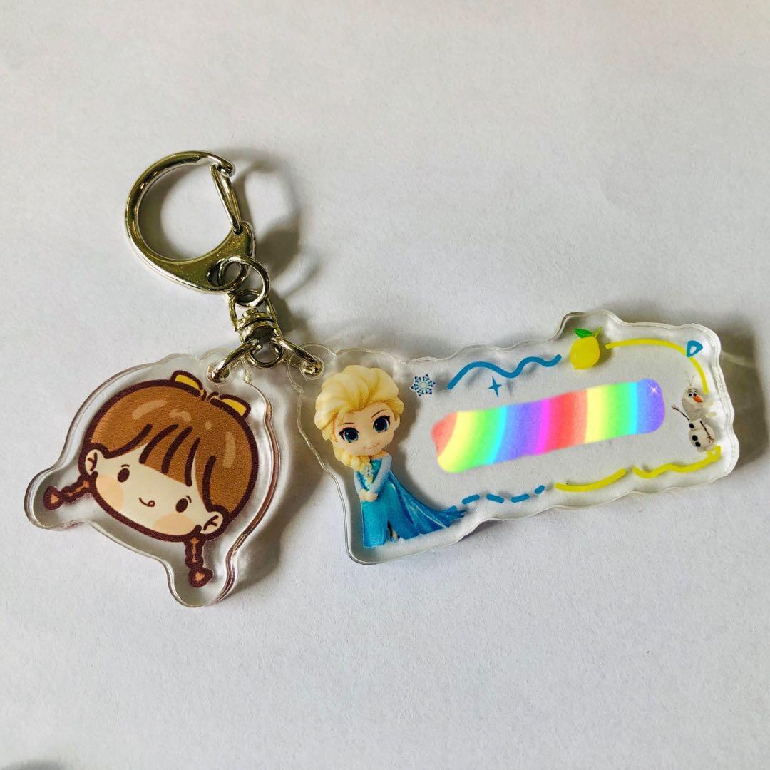 Elsa Frozen keychain birthday gift Personalised gift Keychain
