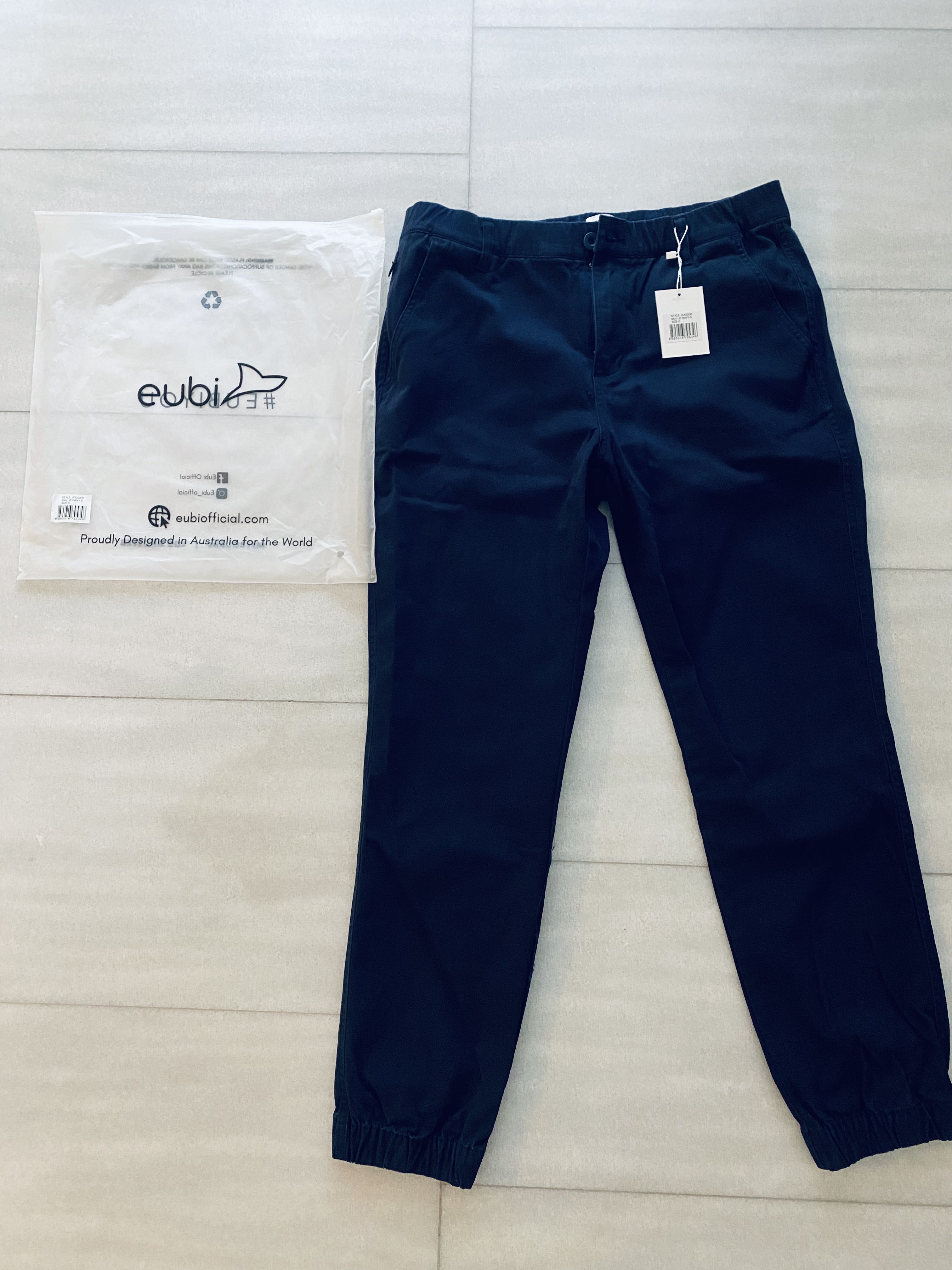 Eubi Flex All Day Jogger Navy Small 