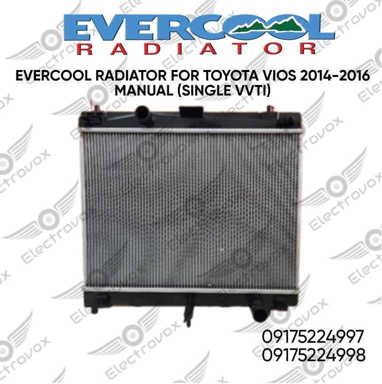 Evercool Radiator for Toyota Vios 2014-2016 (single vvti) manual or ...