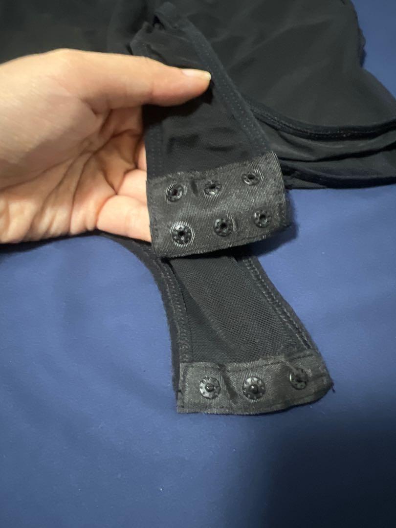 Fashion Nova black lace bodysuit lingerie M, Women's Fashion, New Undergarments & Loungewear