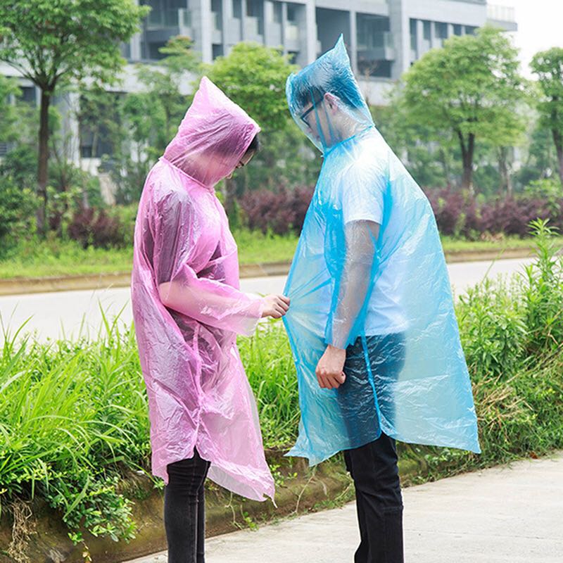 [For 3] Poncho Raincoat Disposable Convenient Umbrella Rain Raining wet weather Bicycle