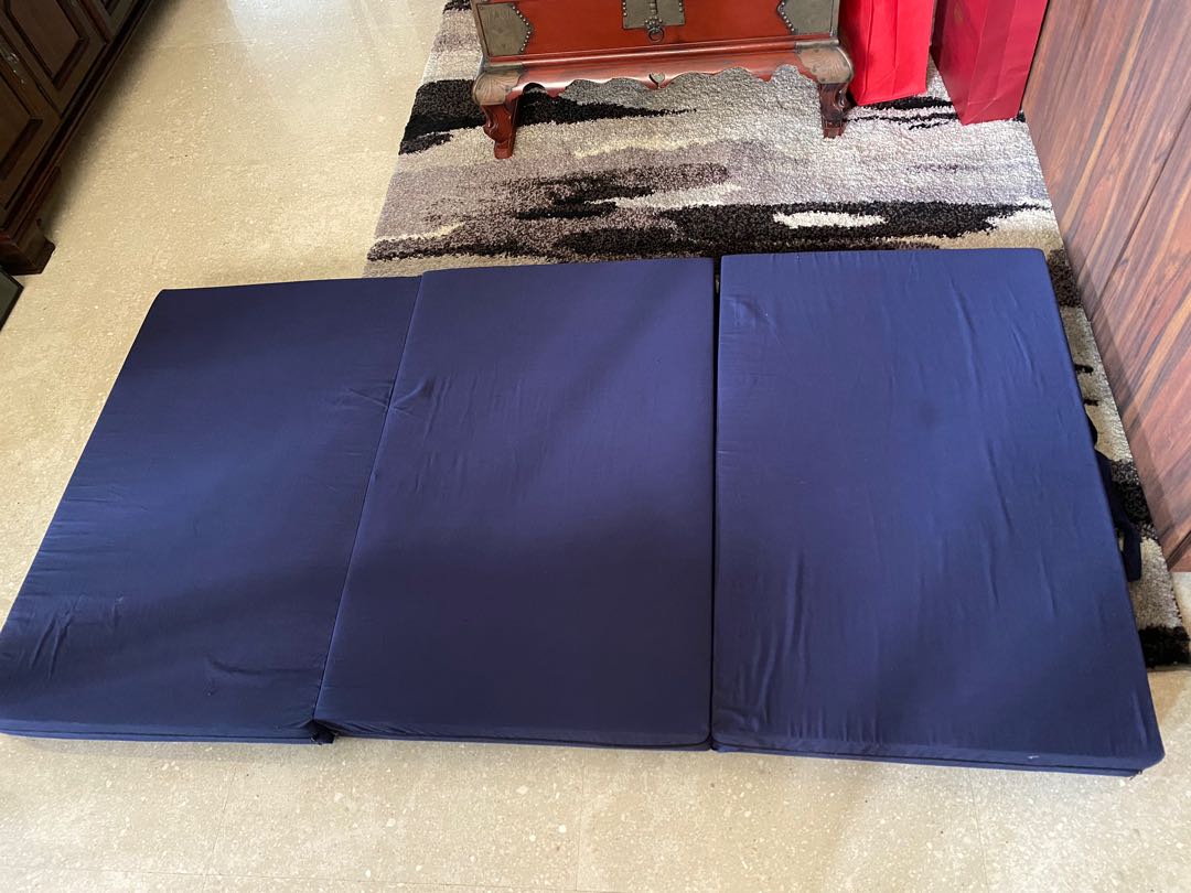 Futon with removable cover (foldable), Furniture & Home Living