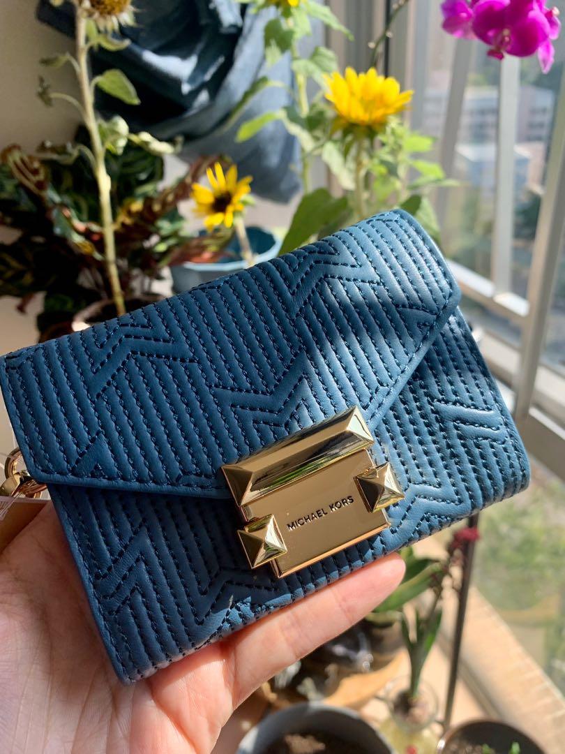 Michael kors new arrivals whitney chain wallet