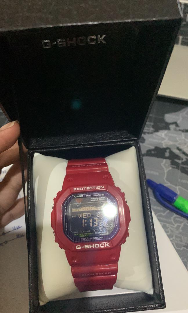 Casio tough solar on sale red