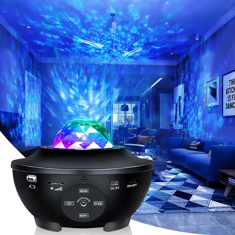 GALAXY360PRO PROJECTOR Music Starry Water Wave LED Projector Light Bluetooth 