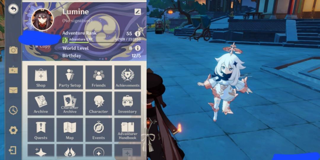 Genshin Account Ar 55 Hu Tao Double Archon 7 5 Star Character Video Gaming Video Games Xbox On Carousell