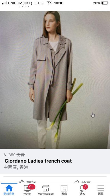 Giordano ladies coat new arrivals