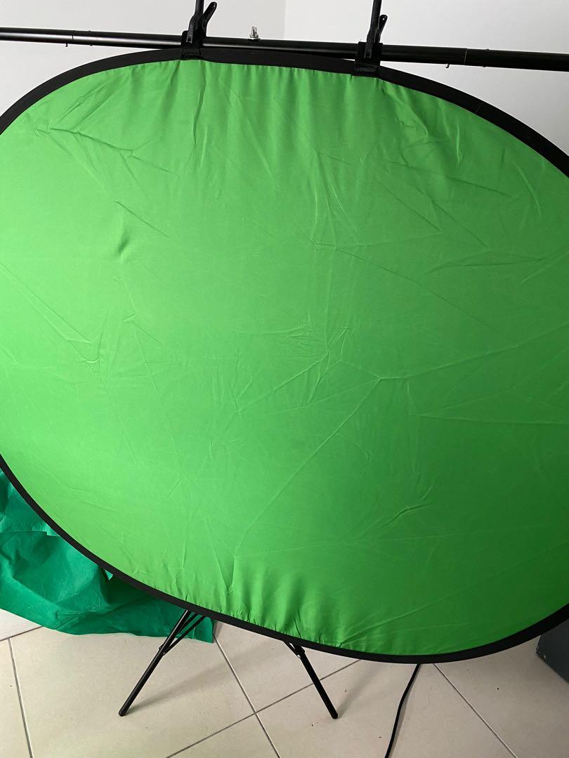 Green Screen Foldable 1.2m x 1.5m, Photography, Photography Accessories