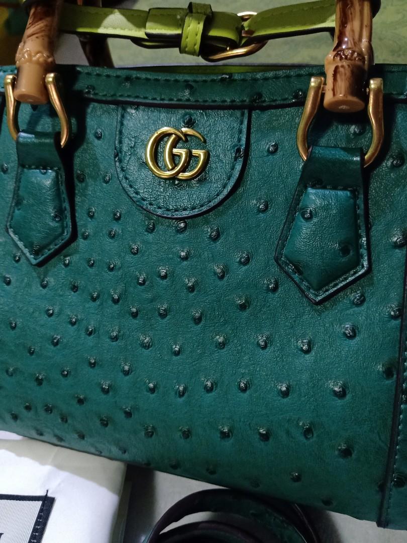 gucci diana ostrich
