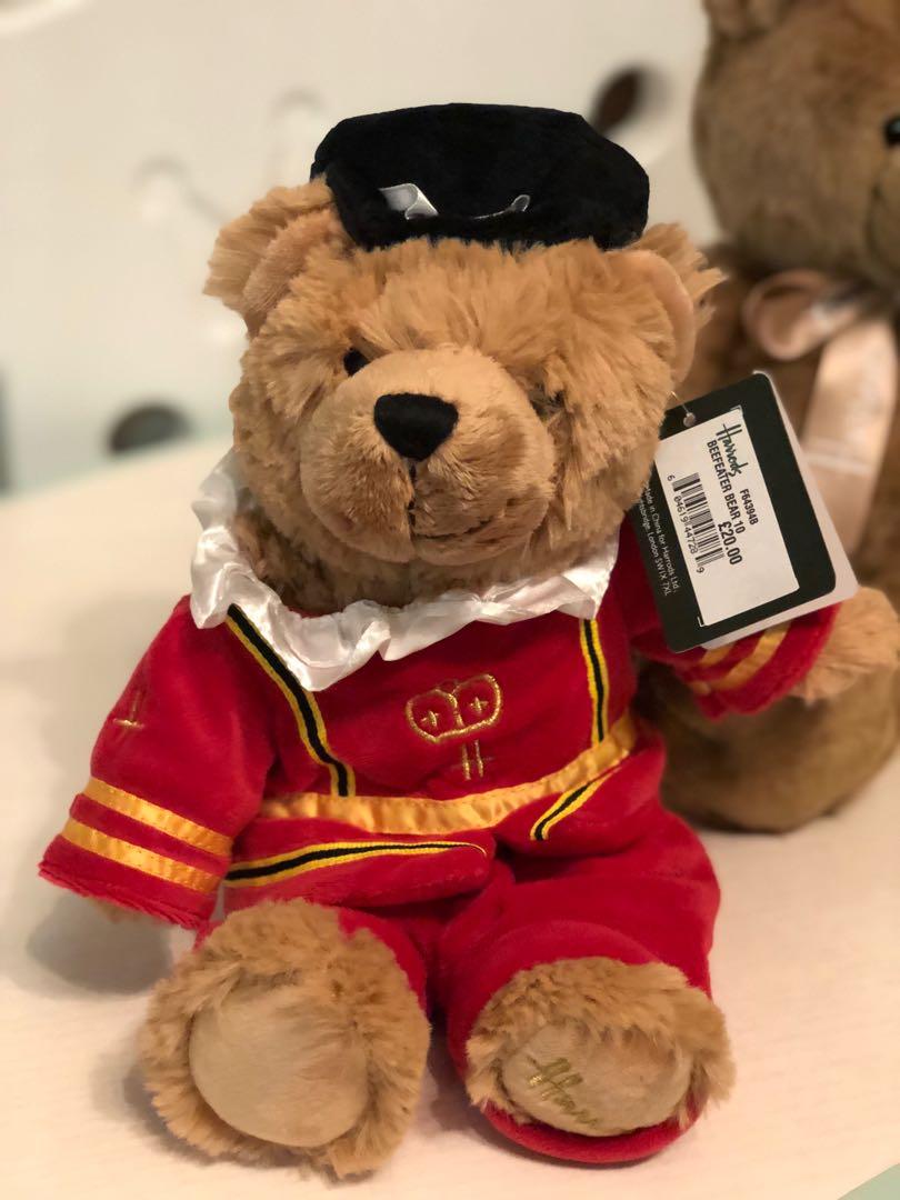 Harrods Beefeater bear and Margarita bear
