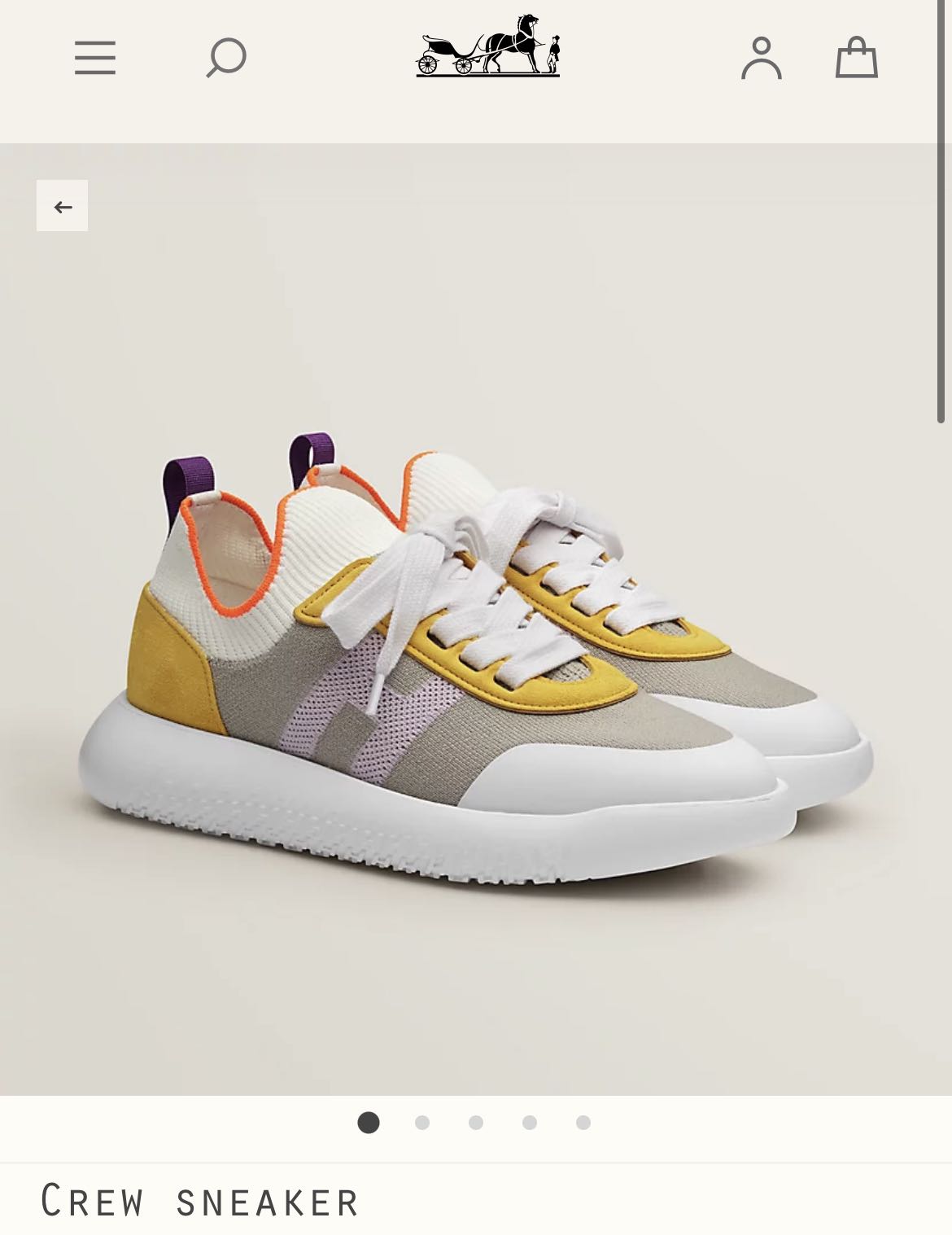 Hermes crew sneaker Clearance