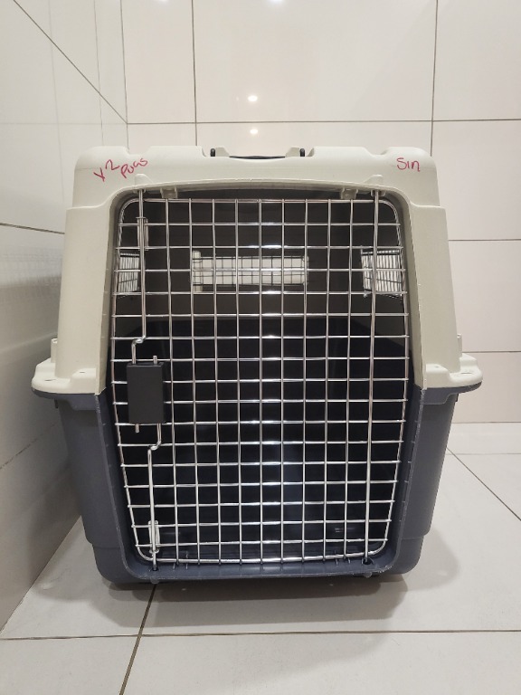IATA compliant dog crate (81.2cm x 55.9cm x 58.4cm), Pet Supplies