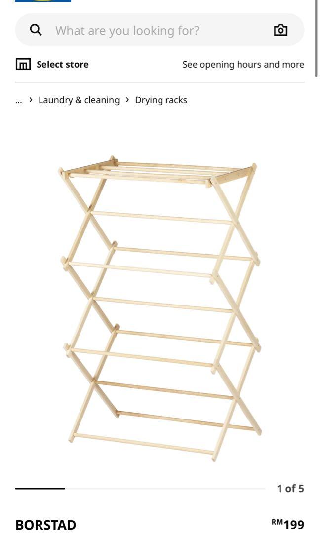 Ikea Borstad Drying Rack, Furniture & Home Living, Furniture, Shelves