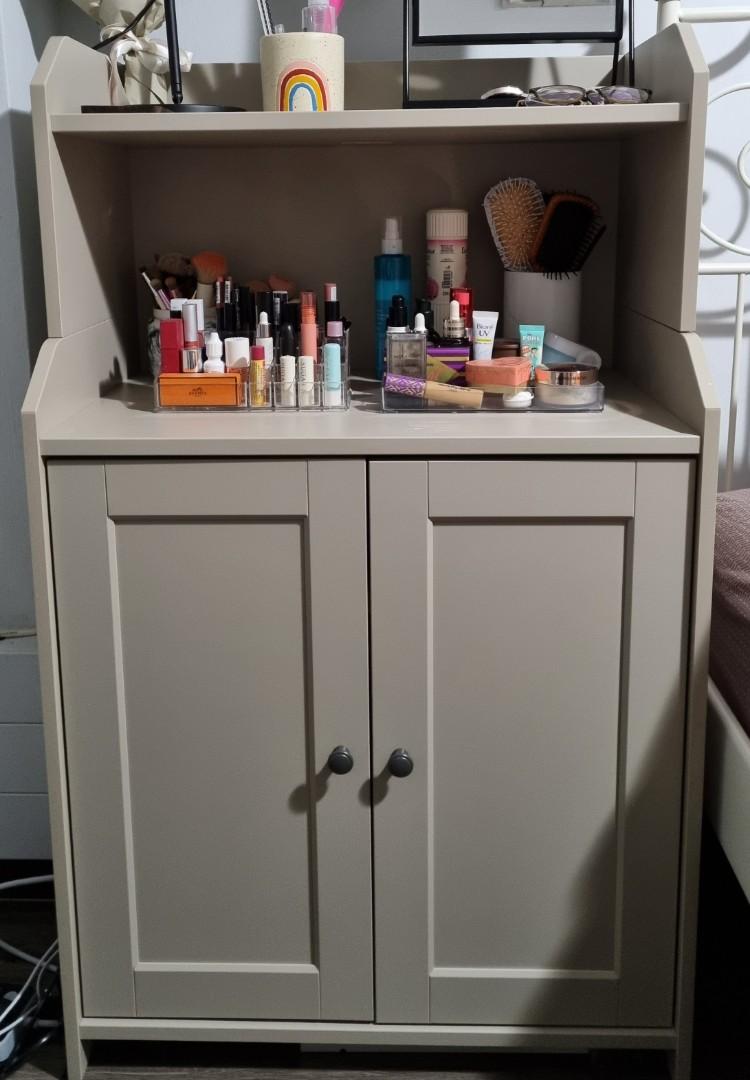 IKEA Hauga with 2 doors (beige 70x116cm), Furniture & Home Living, Furniture, Shelves