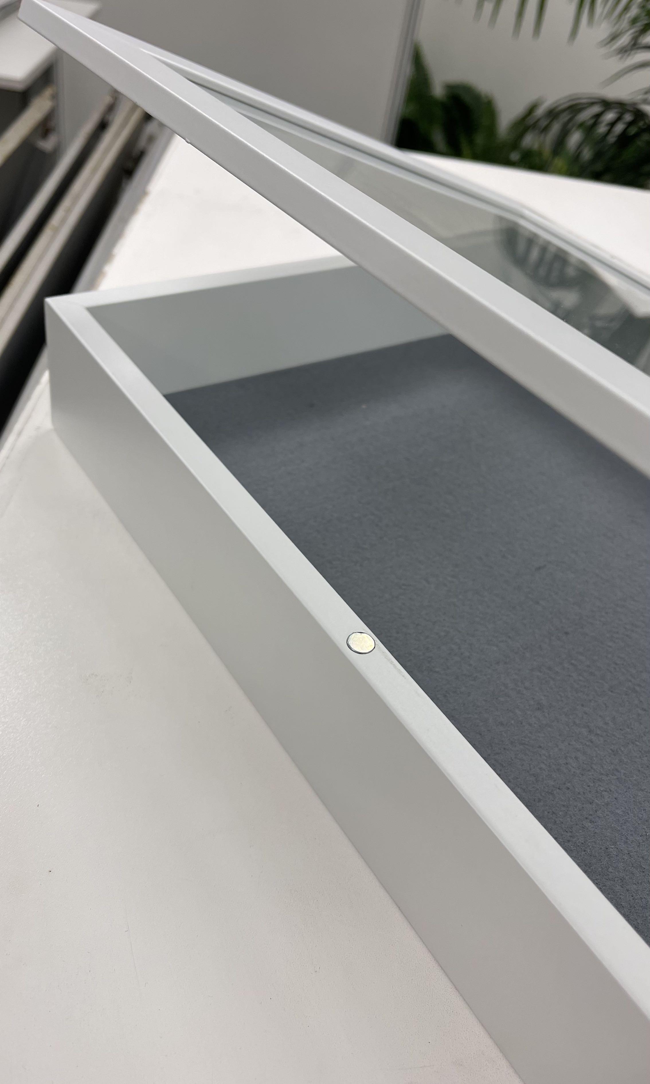 Ikea Tablet Stand/ Kasseby Display Box, White, Hobbies & Toys