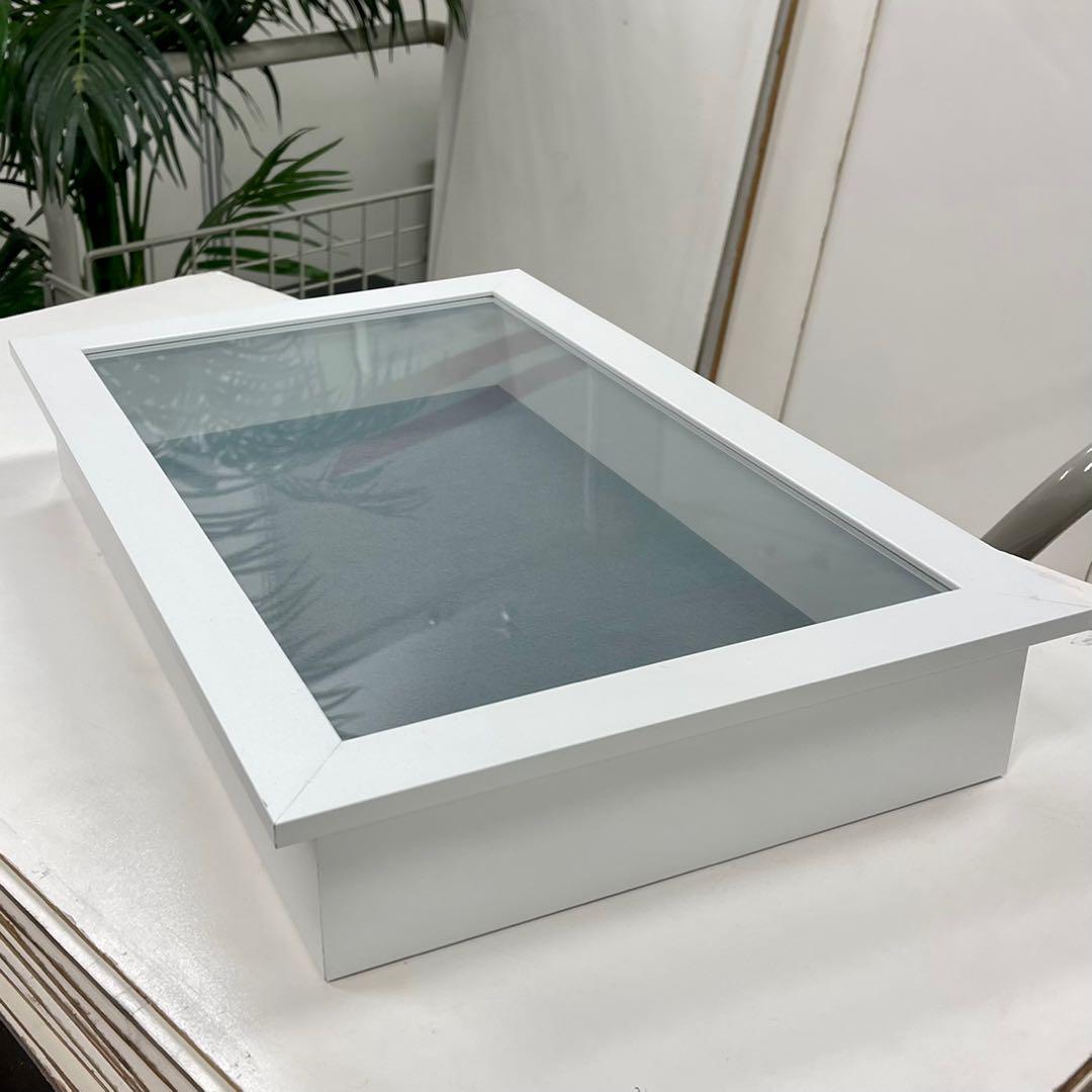 Ikea Tablet Stand/ Kasseby Display Box, White, Hobbies & Toys