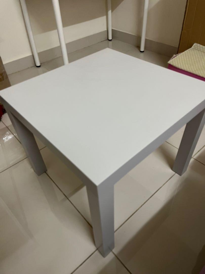 Ikea side table gray color, Furniture & Home Living, Furniture, Tables