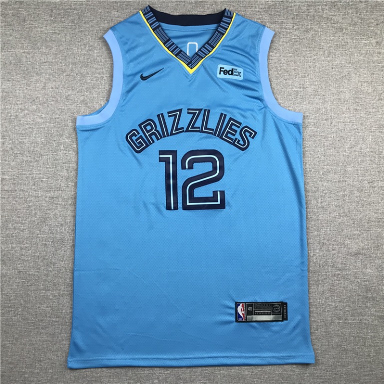 Memphis Grizzlies Light Blue #12 NBA Jersey,Memphis Grizzlies