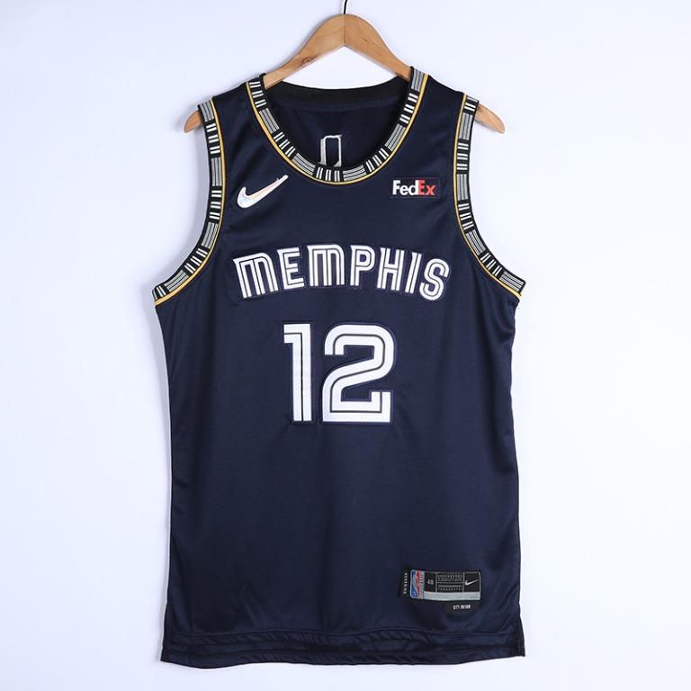 NBA Memphis Grizzlies Dark Blue #12 (Morant) Jersey-311,Memphis Grizzlies