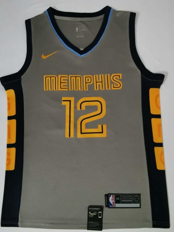 Men's Memphis Grizzlies #12 Ja Morant White With NO.6 Patch Stitched Jersey  on sale,for Cheap,wholesale from China