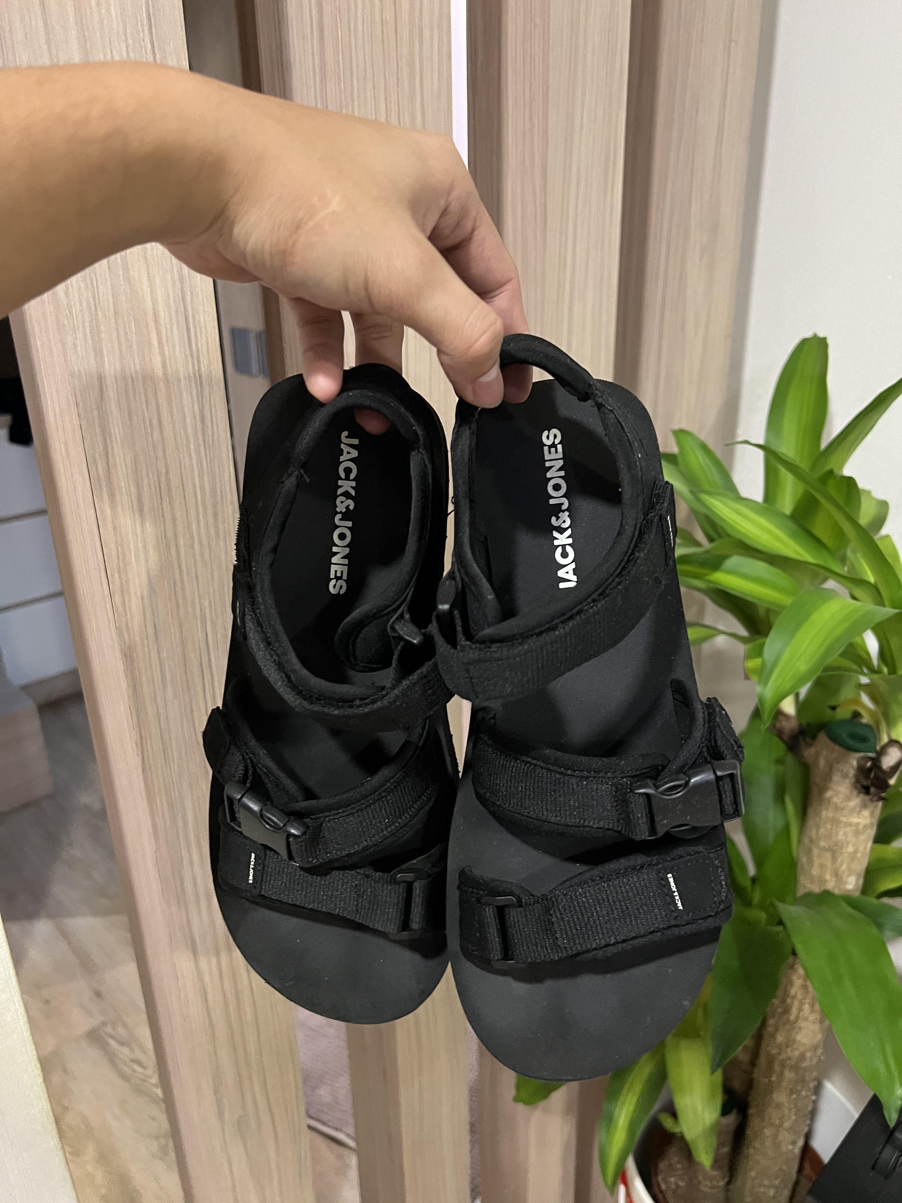 slip on velcro sandals