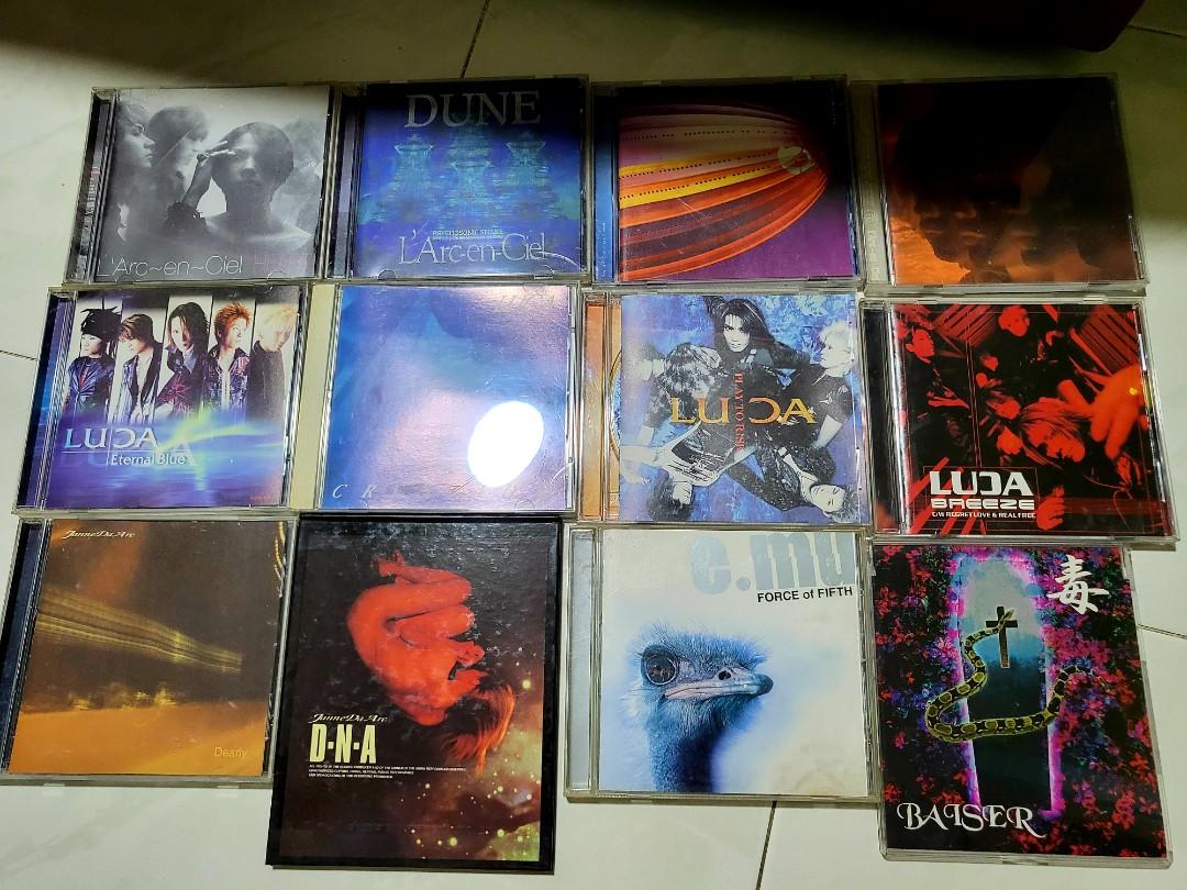 Japanese Rock Visual Kei J Rock Jrock Cds Siam Shade Pierrot L Arc En Ciel Jils Dir En Grey Janne Da Arc Lacryma Christi Etc Hobbies Toys Music Media Cds Dvds