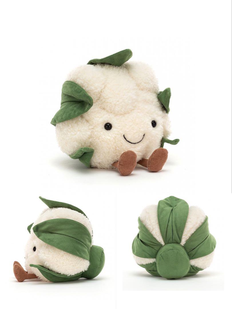 Jellycat Amuseable Pea In A Pod, Leek, Onion, Kale Leaf, Bok Choy