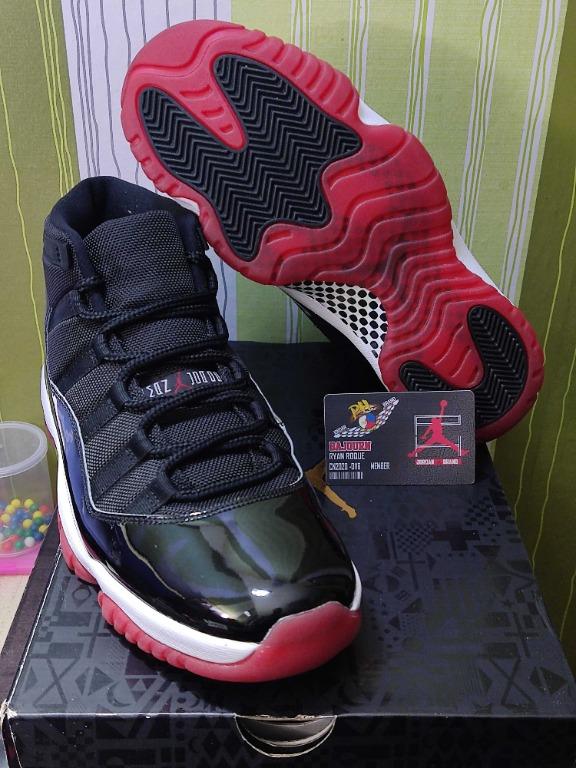 Jordan 11 shop bred size 10