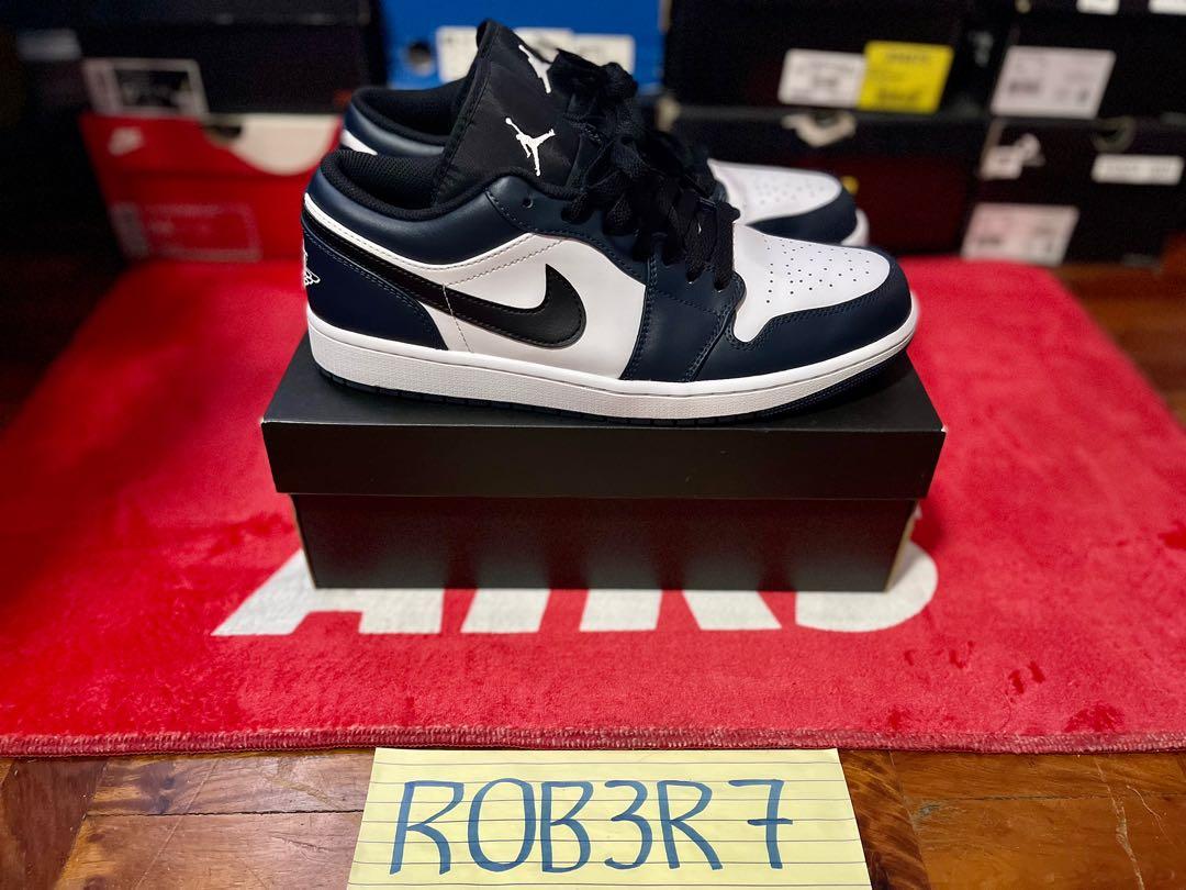 Jordan 1 Low Dark Teal, Men's Fashion 
