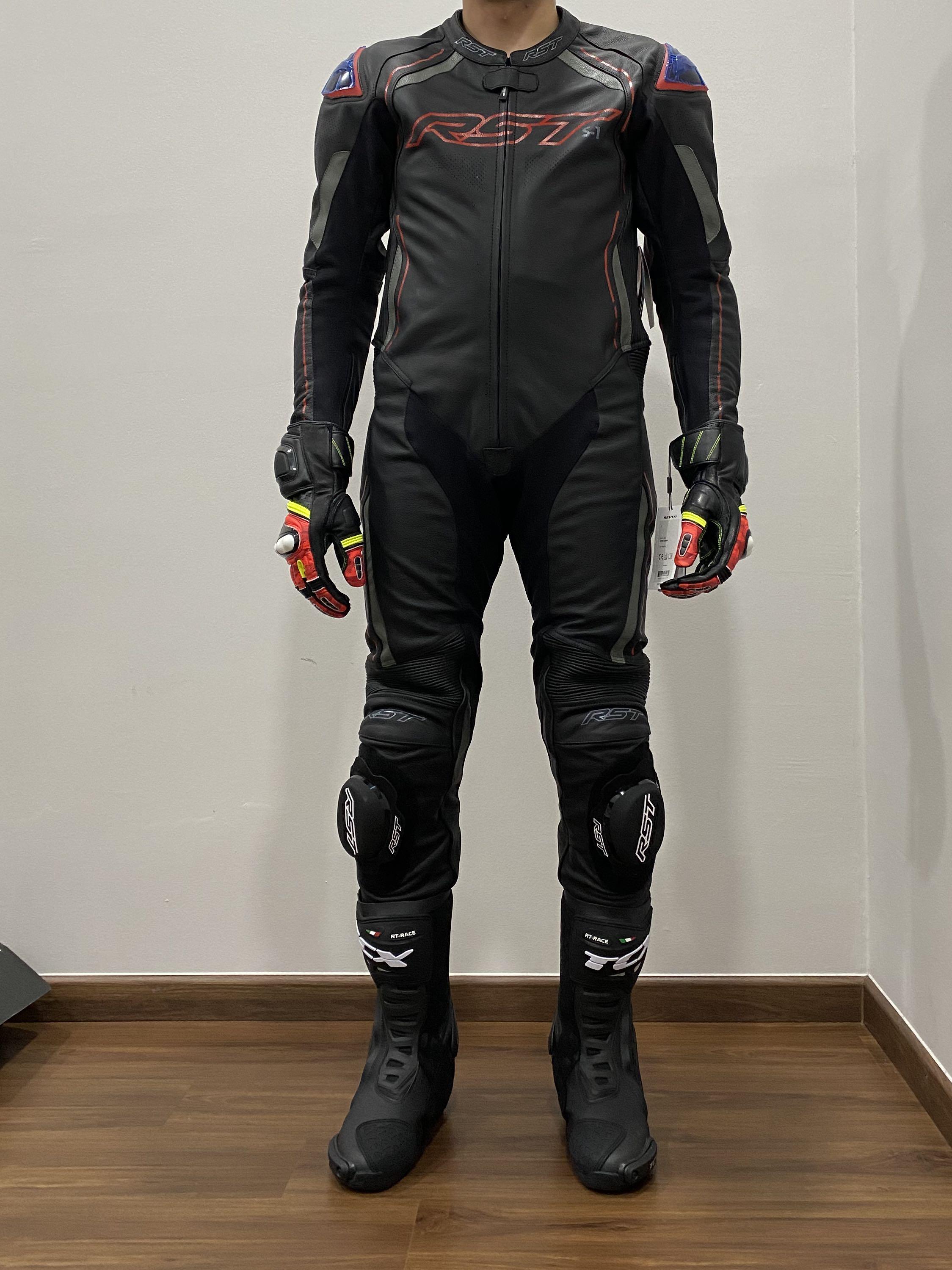 Leather Racing Suit RST S 1 EU48 Men s Fashion Coats Jackets