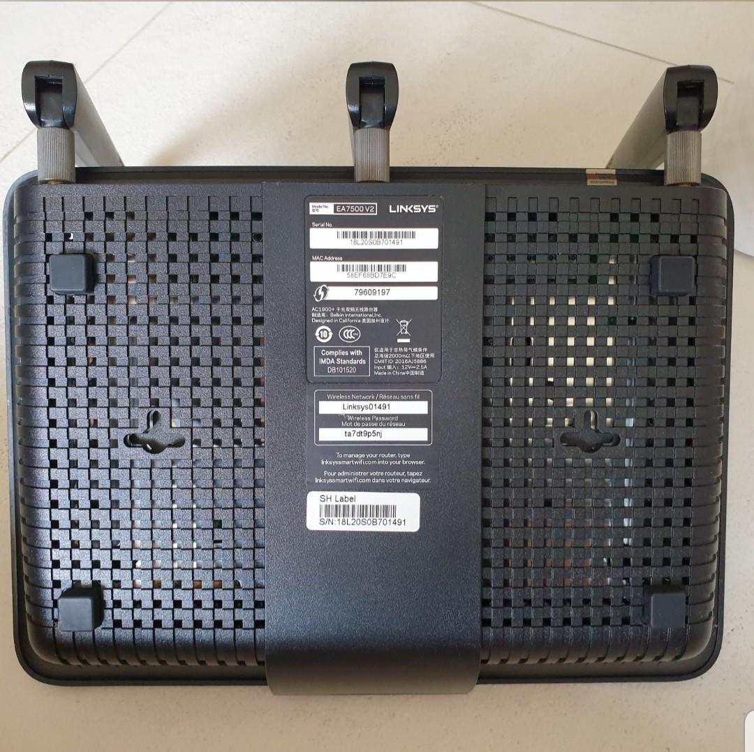 Linksys ea7500 range clearance
