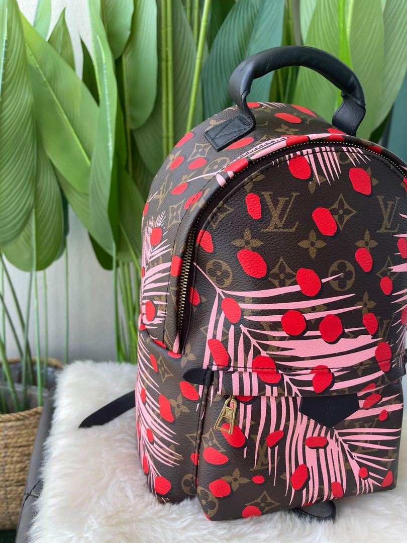 Louis Vuitton Monogram Reverse Canvas Palm Springs Mini Backpack Bag  Multicolor Charms 2018