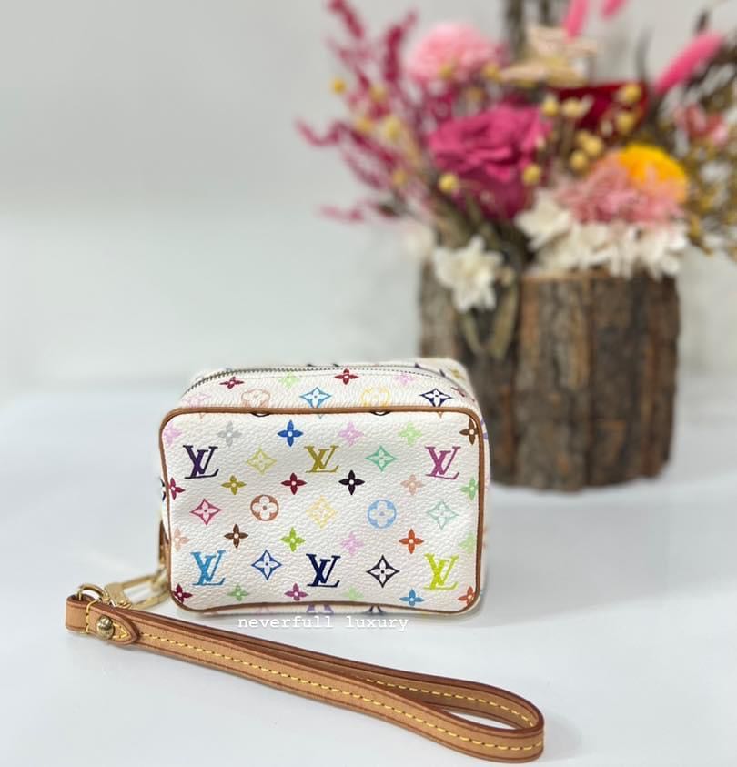 Louis Vuitton Wapity Case Monogram Multicolore White in Canvas/Leather with  Gold-tone - US