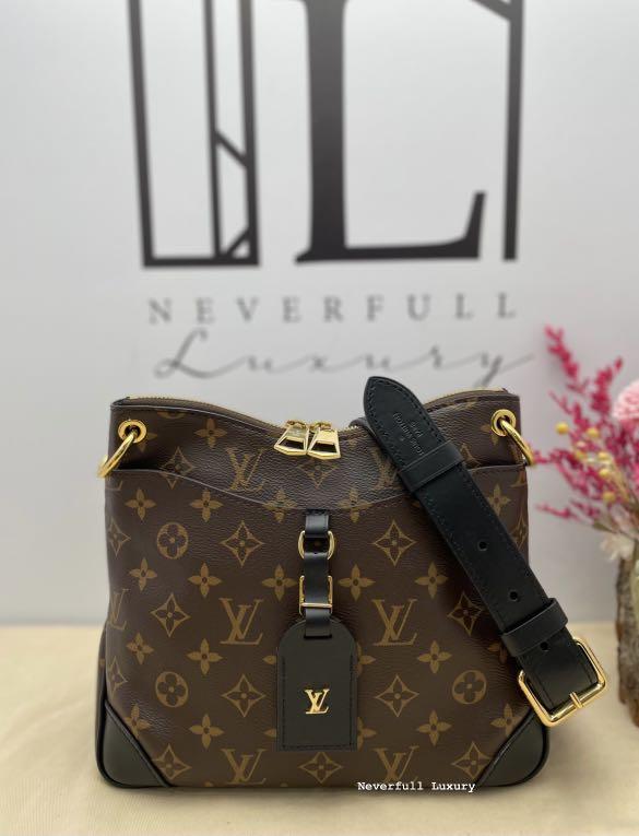 Louis Vuitton Odeon PM Monogram Canvas Black Bag