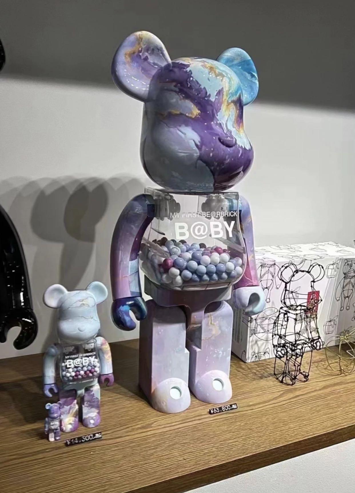 人気の 400％ marble BE＠RBRICK pattern PUSHEAD パターン メディコム ...