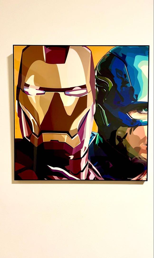 Marvel Wall Art (set of 4), Furniture & Home Living, Home Decor, Frames