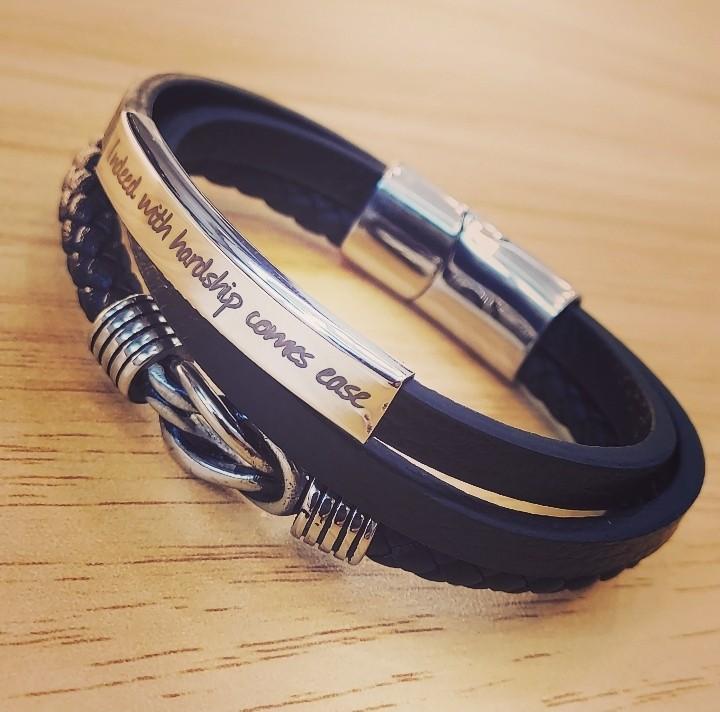 Mens leather on sale jewelry bracelets